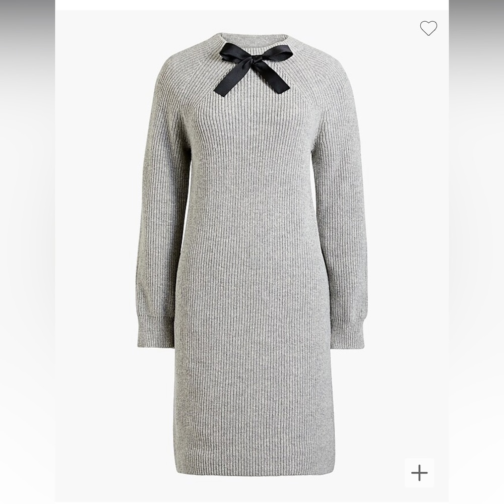 J.Crew Bow-Neck Sweater Dress
